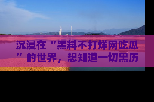 沉浸在“黑料不打烊网吃瓜”的世界，想知道一切黑历史与内幕信息的网站！