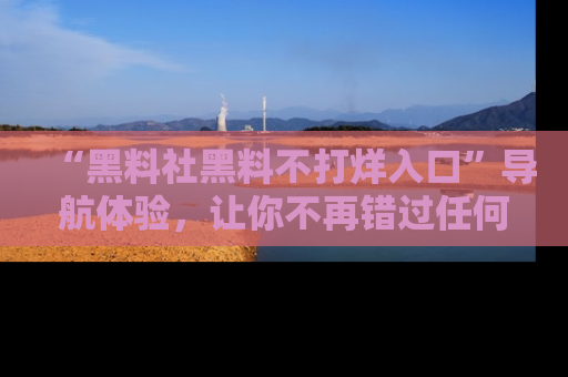 “黑料社黑料不打烊入口”导航体验，让你不再错过任何精彩黑料