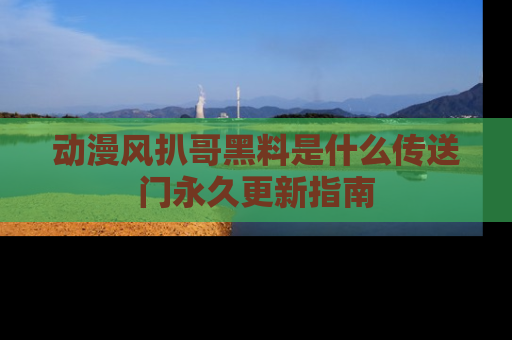 动漫风扒哥黑料是什么传送门永久更新指南