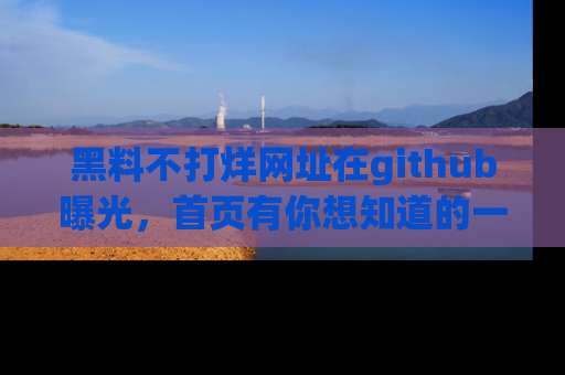 黑料不打烊网址在github曝光，首页有你想知道的一切幽默趣事，快来看看