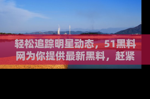 轻松追踪明星动态,51黑料网为你提供最新黑料,赶紧访问网址观看!