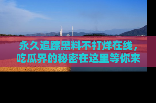 永久追踪黑料不打烊在线,吃瓜界的秘密在这里等你来发现!